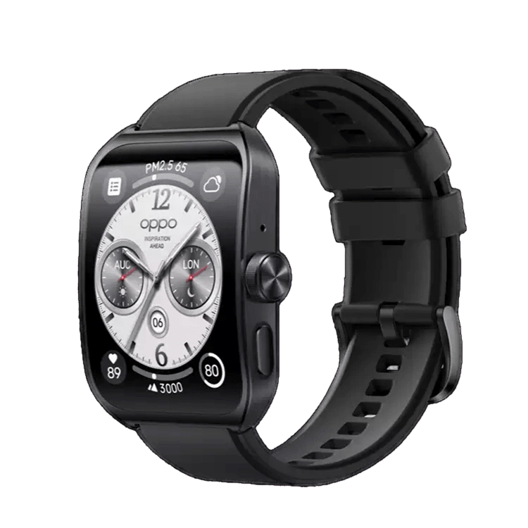 OPPO Watch 4 Pro 黑色氟橡胶 预览图